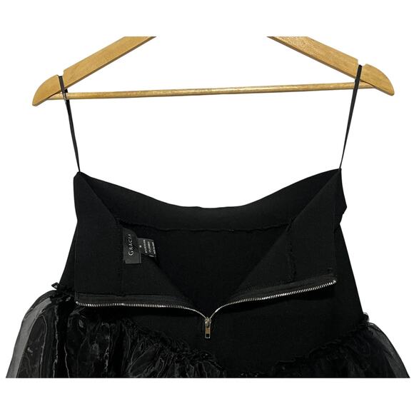 GRACIA WOMENS SIZE MEDIUM TULLE LAYERED BANDAGE SKIRT BLACK WITCHY FAIRY SWIFTIE - Picture 11 of 15